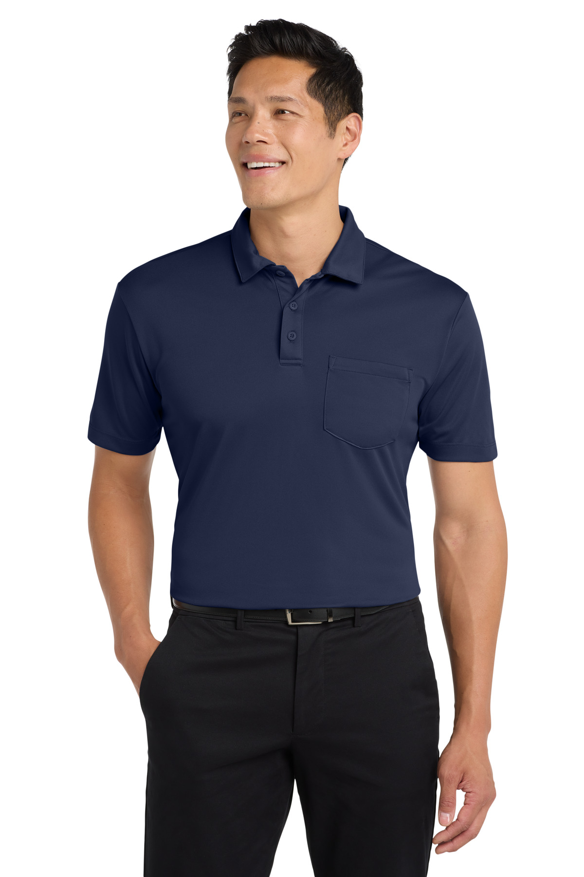 Port Authority Silk Touch Performance Pocket Polo. K540P