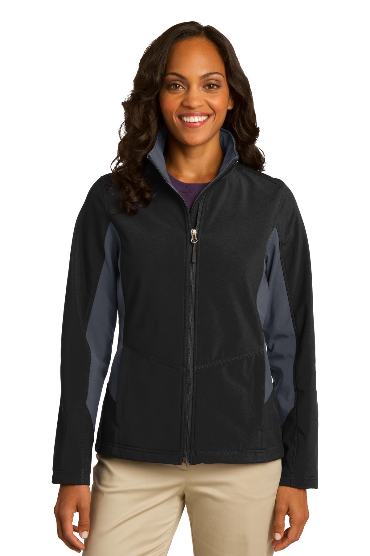 Port Authority Women's Core Colorblock Soft Shell Jacket. L318
