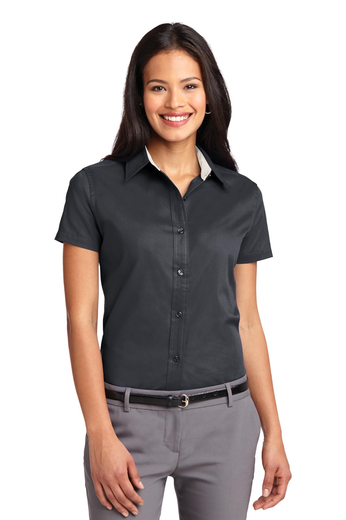 Port Authority Women's Short Sleeve Easy Care  Shirt.  L508