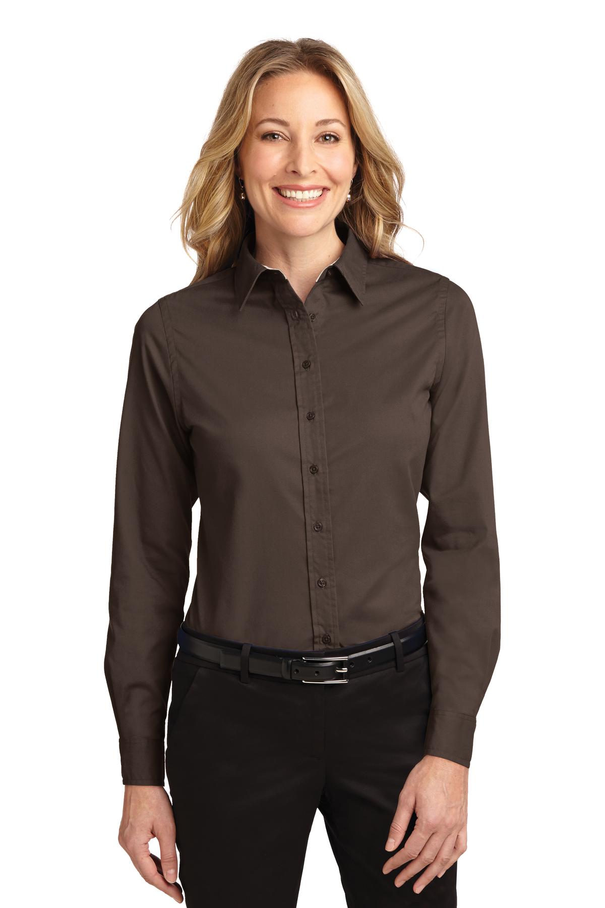 Port Authority Women's Long Sleeve Easy Care Shirt.  L608
