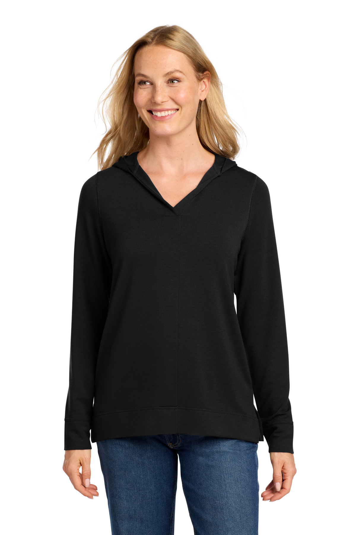 Port Authority Women's Microterry Pullover Hoodie LK826