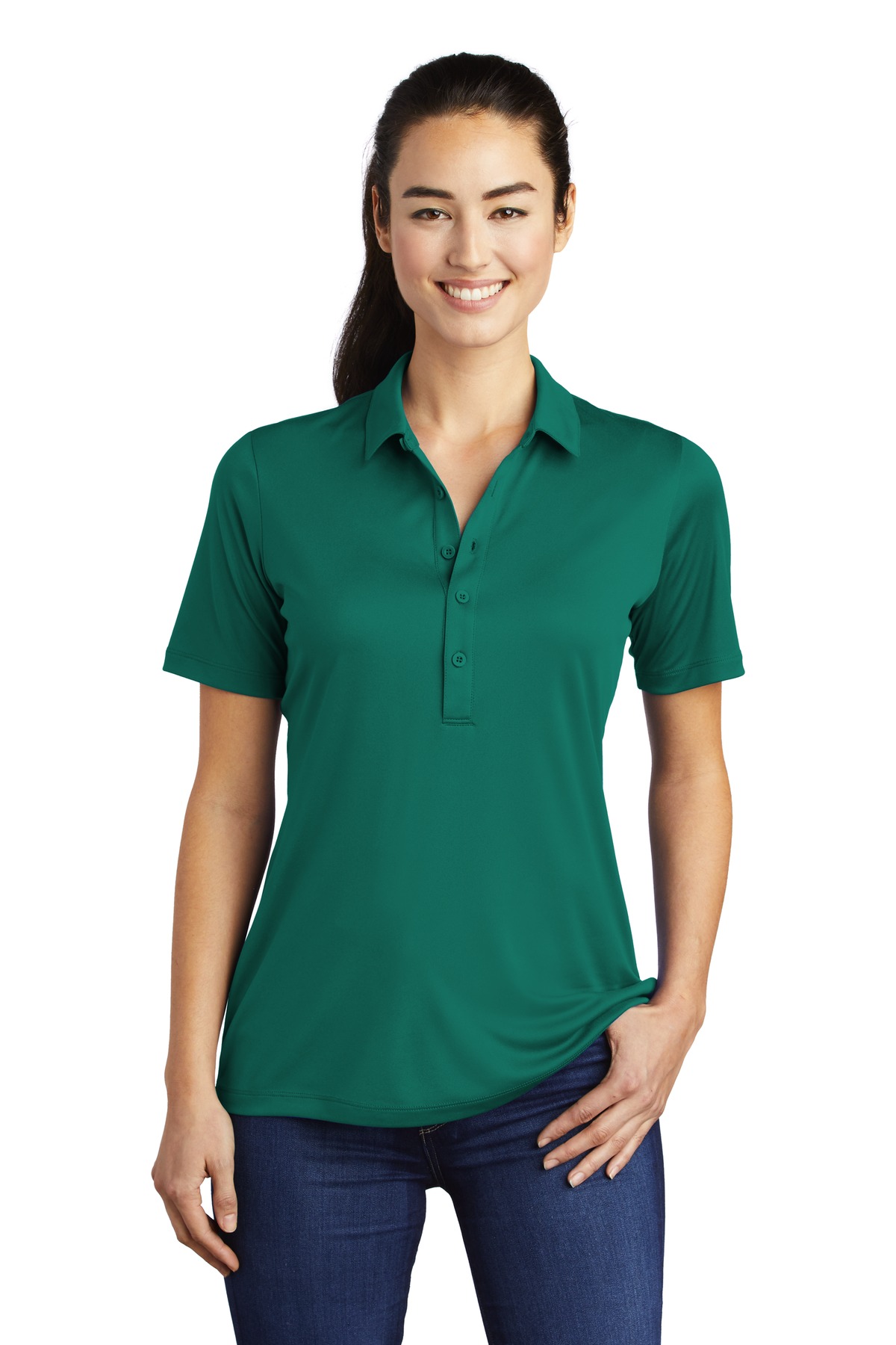 Sport-Tek Women's Posi-UV  Pro Polo.  LST520