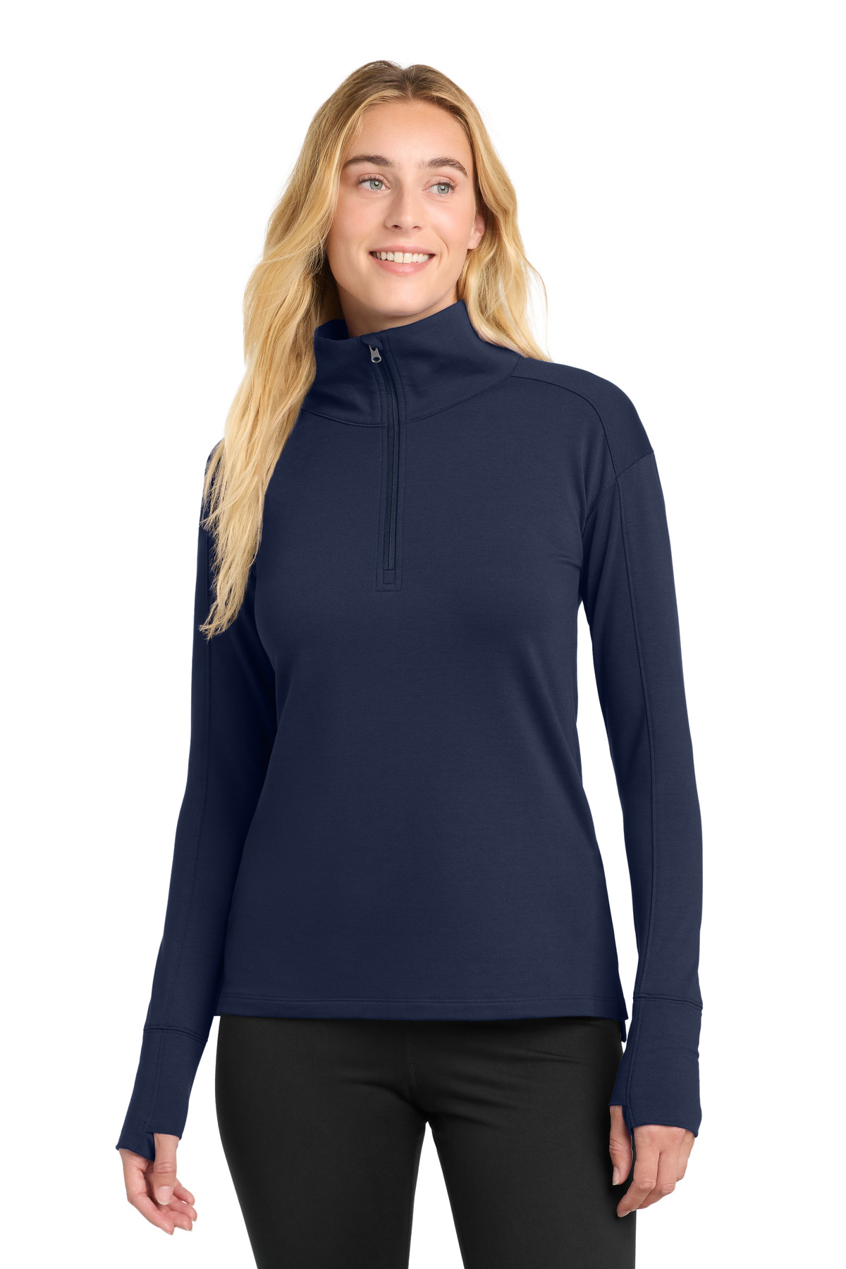 Sport-Tek Women's Sport-Wick Flex Fleece 1/4-Zip. LST561
