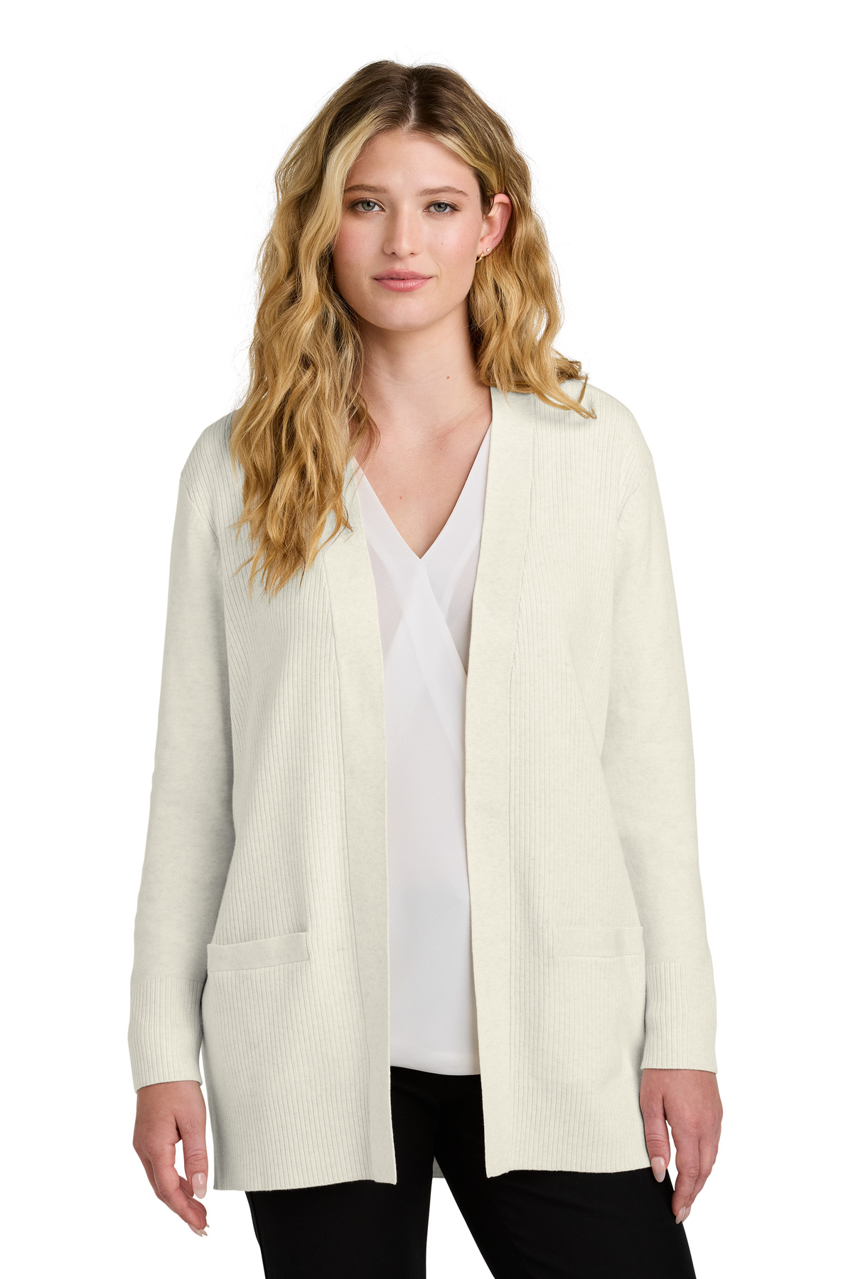 Port Authority Women's Easy Care Open-Front Cardigan Sweater LSW2890