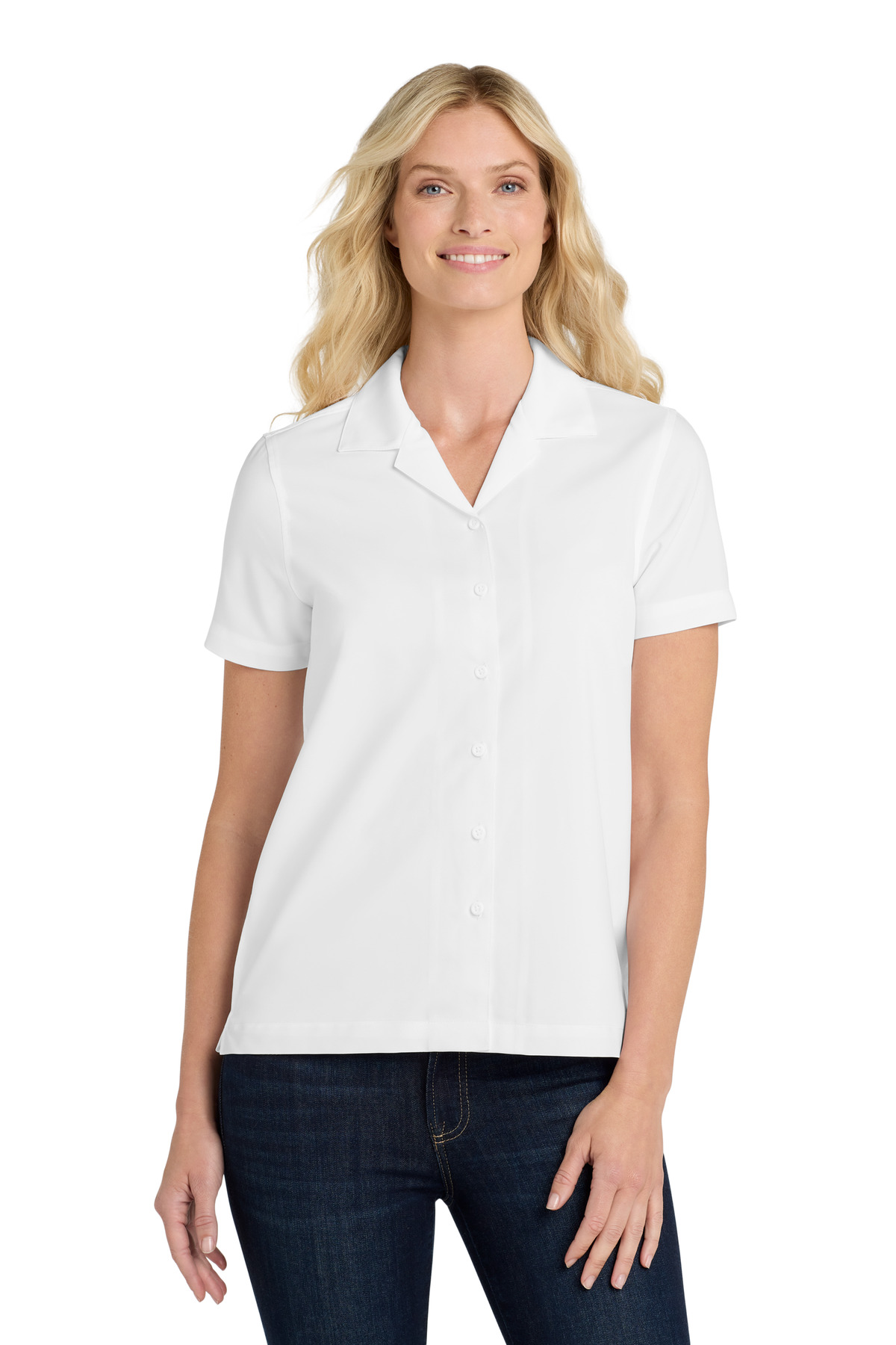 Port Authority Women's Short Sleeve Performance Staff Shirt LW400