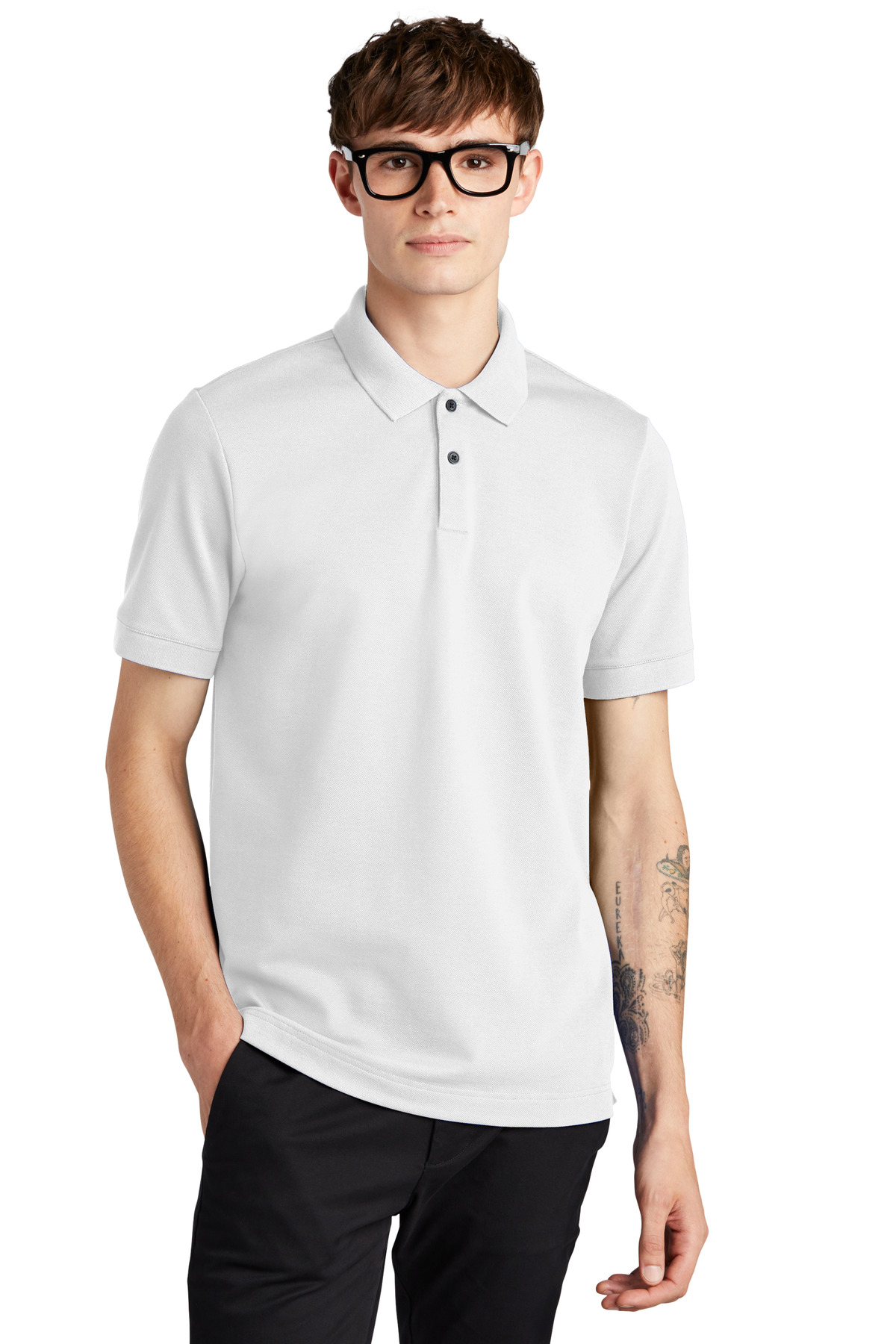 Mercer+Mettle Stretch Heavyweight Pique Polo MM1000