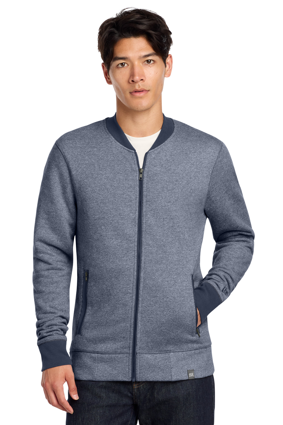 New Era  French Terry Baseball Full-Zip. NEA503