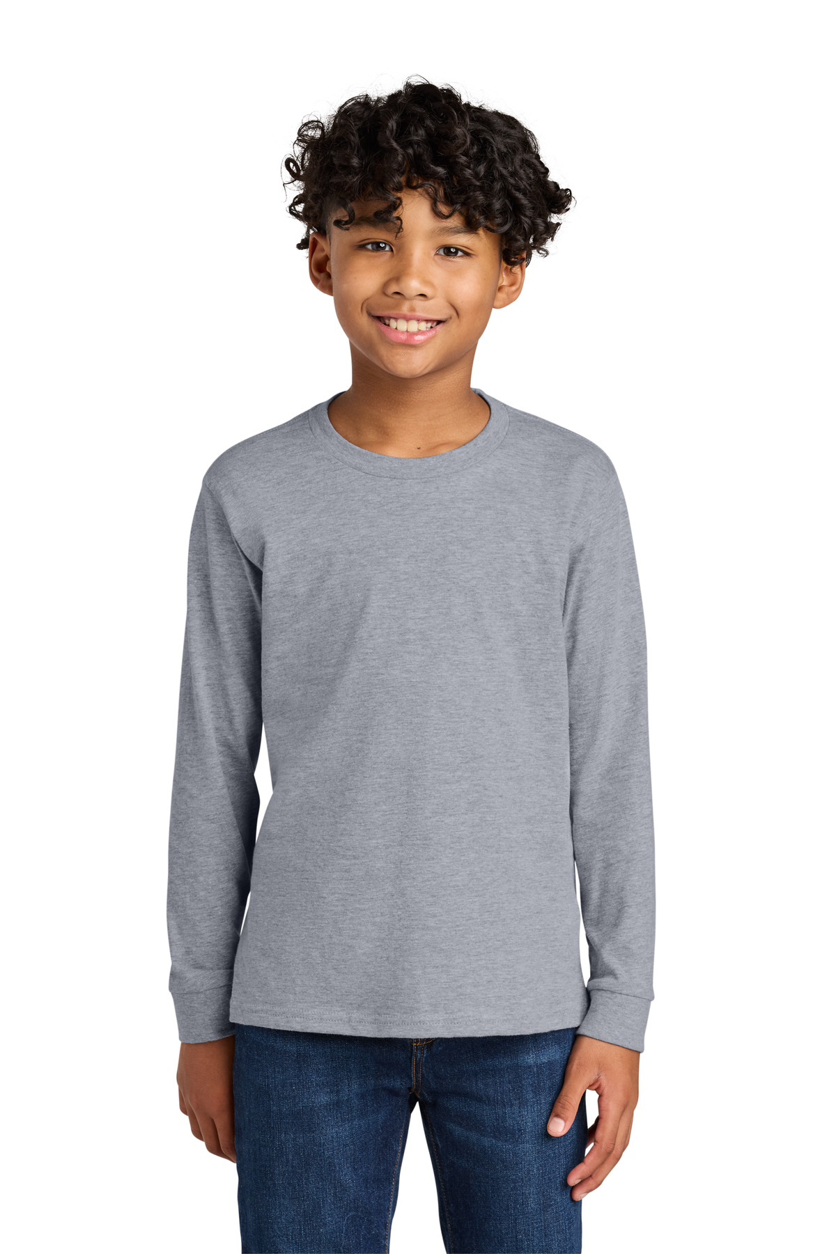 Next Level Apparel Youth Cotton Long Sleeve Tee NL3311