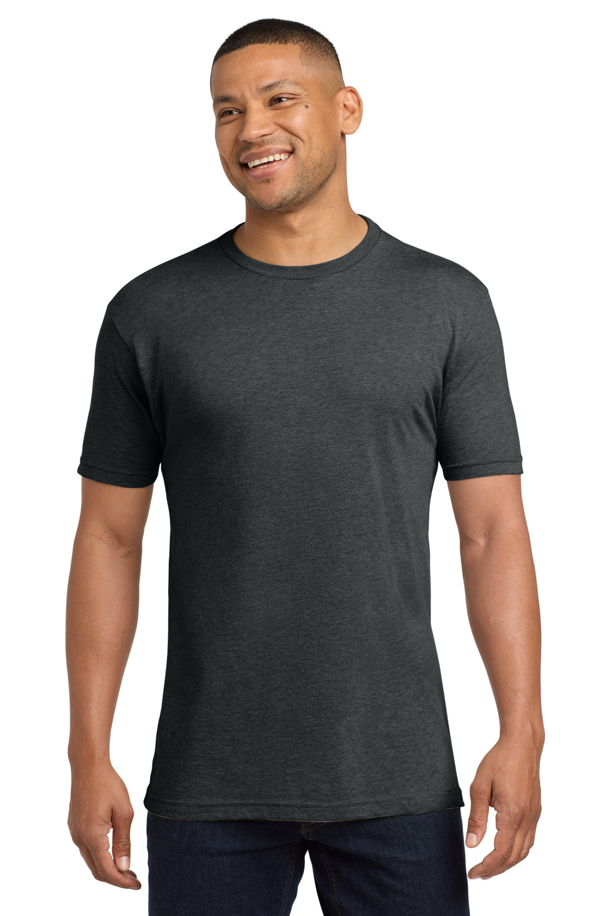Next Level Apparel  Adult CVC Sueded Tee. NL6410