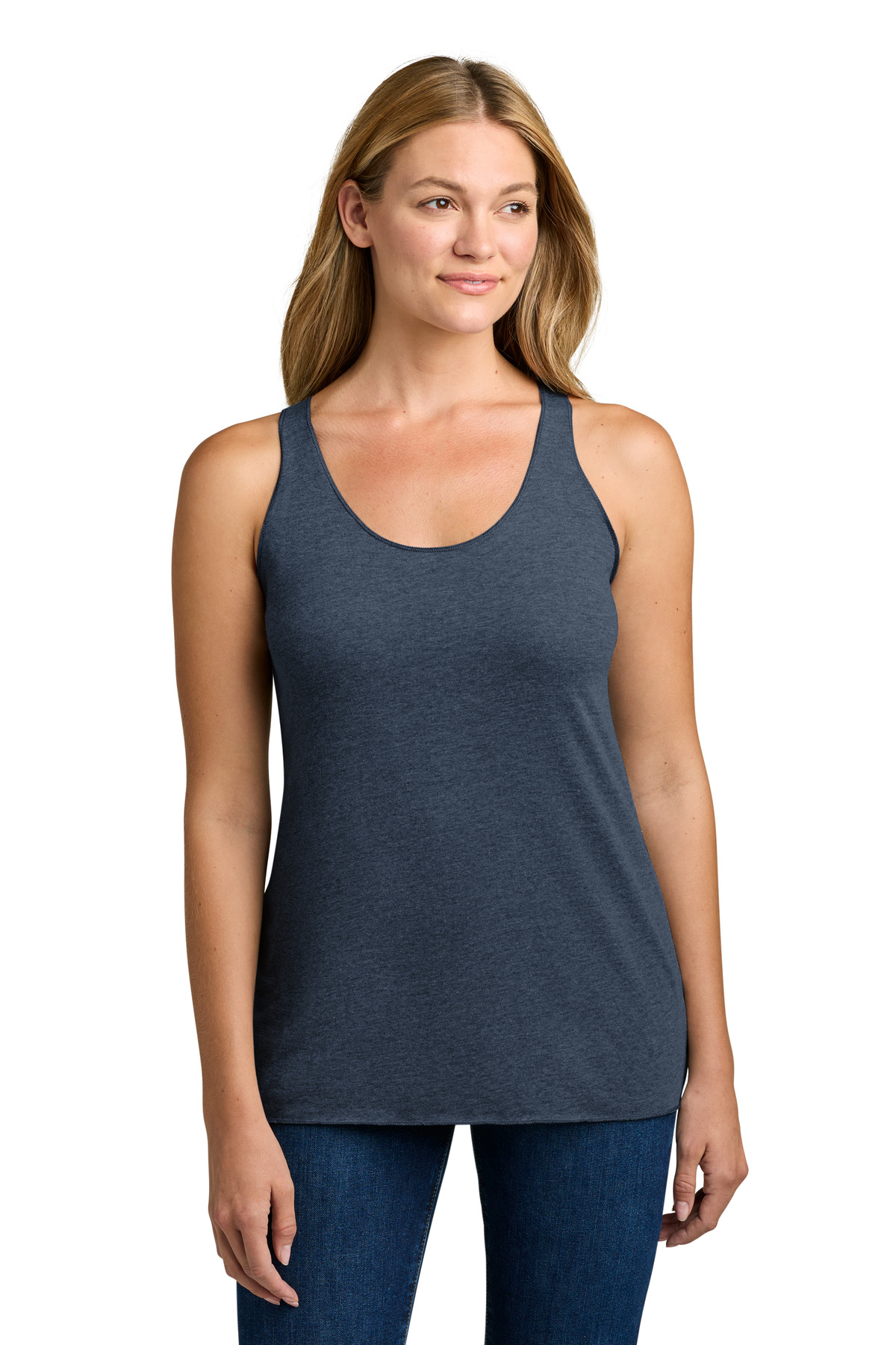 Next Level Apparel  Women's Tri-Blend Racerback Tank. NL6733