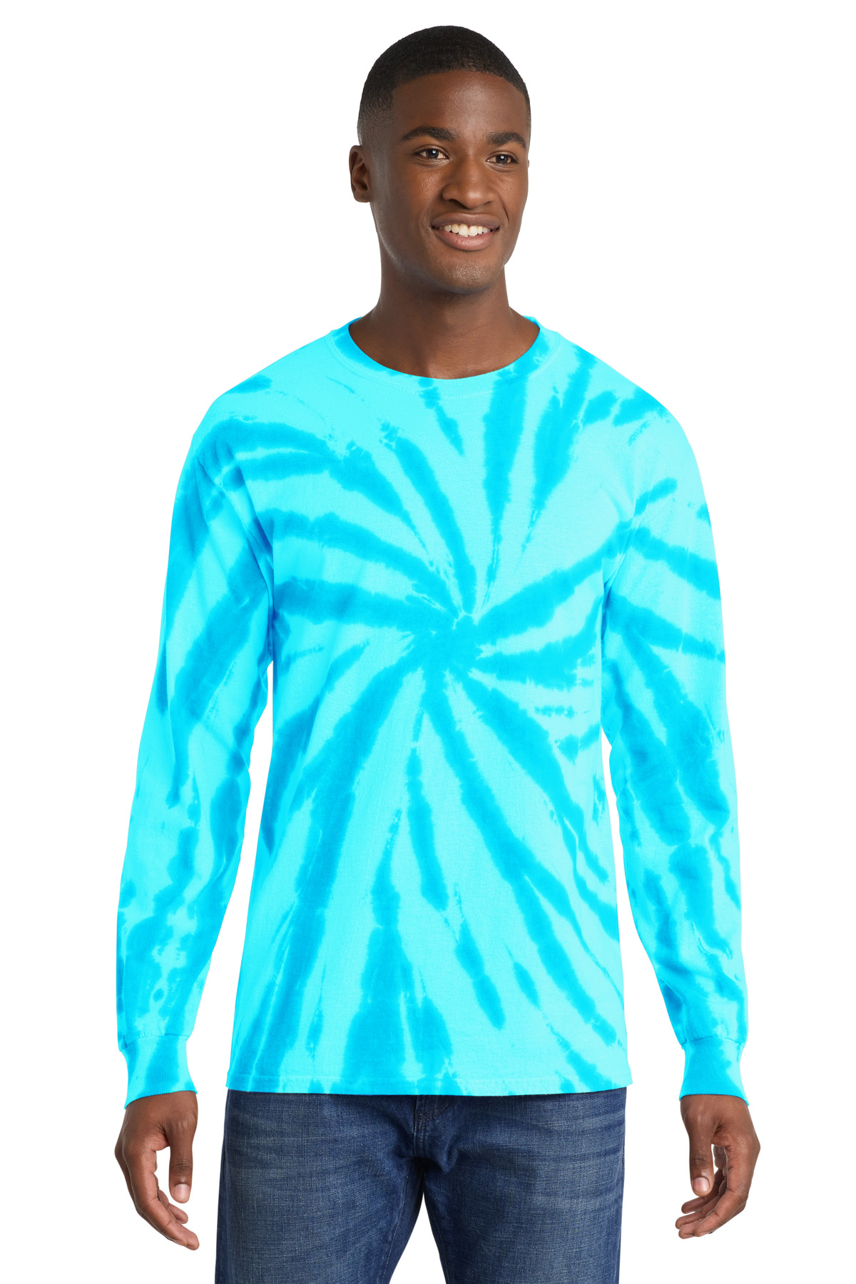 Port & Co Tie-Dye Long Sleeve Tee.  PC147LS