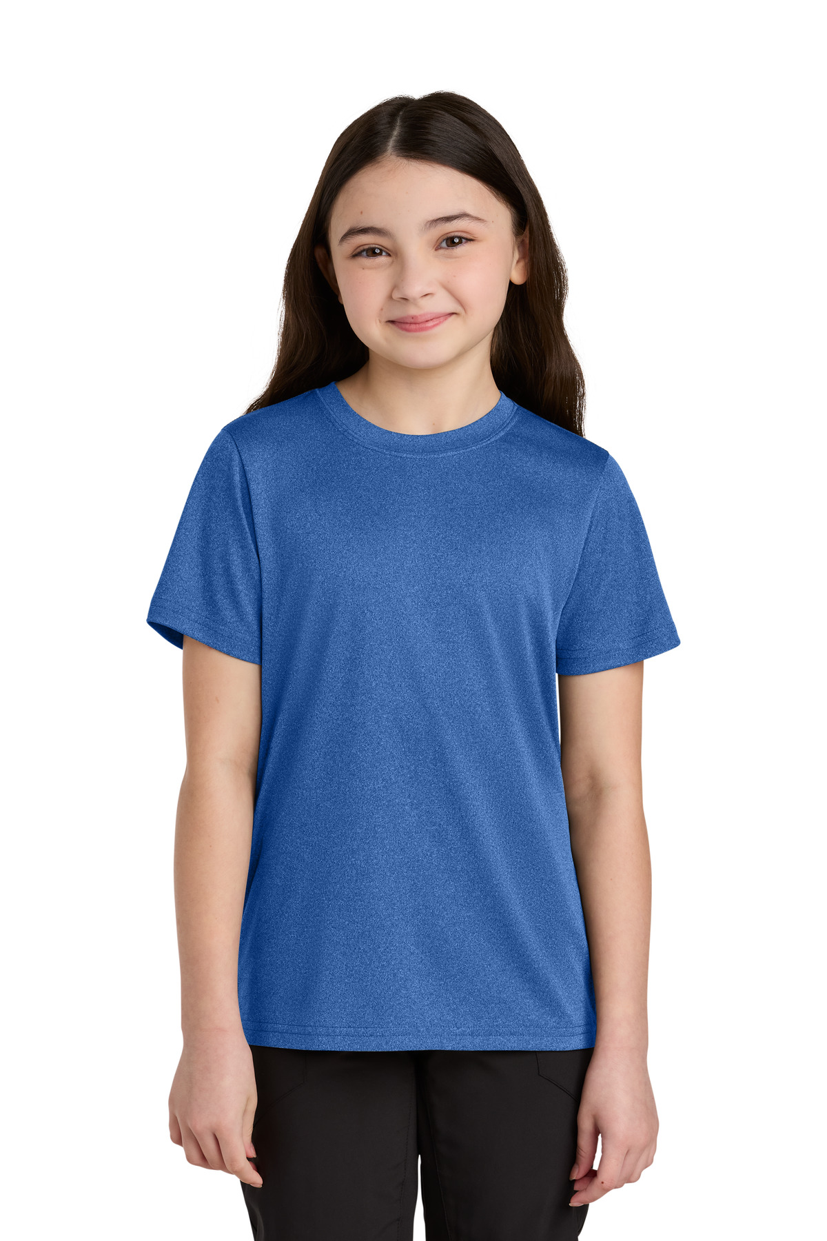 Port & Co Youth Heather Performance Tee PC390Y