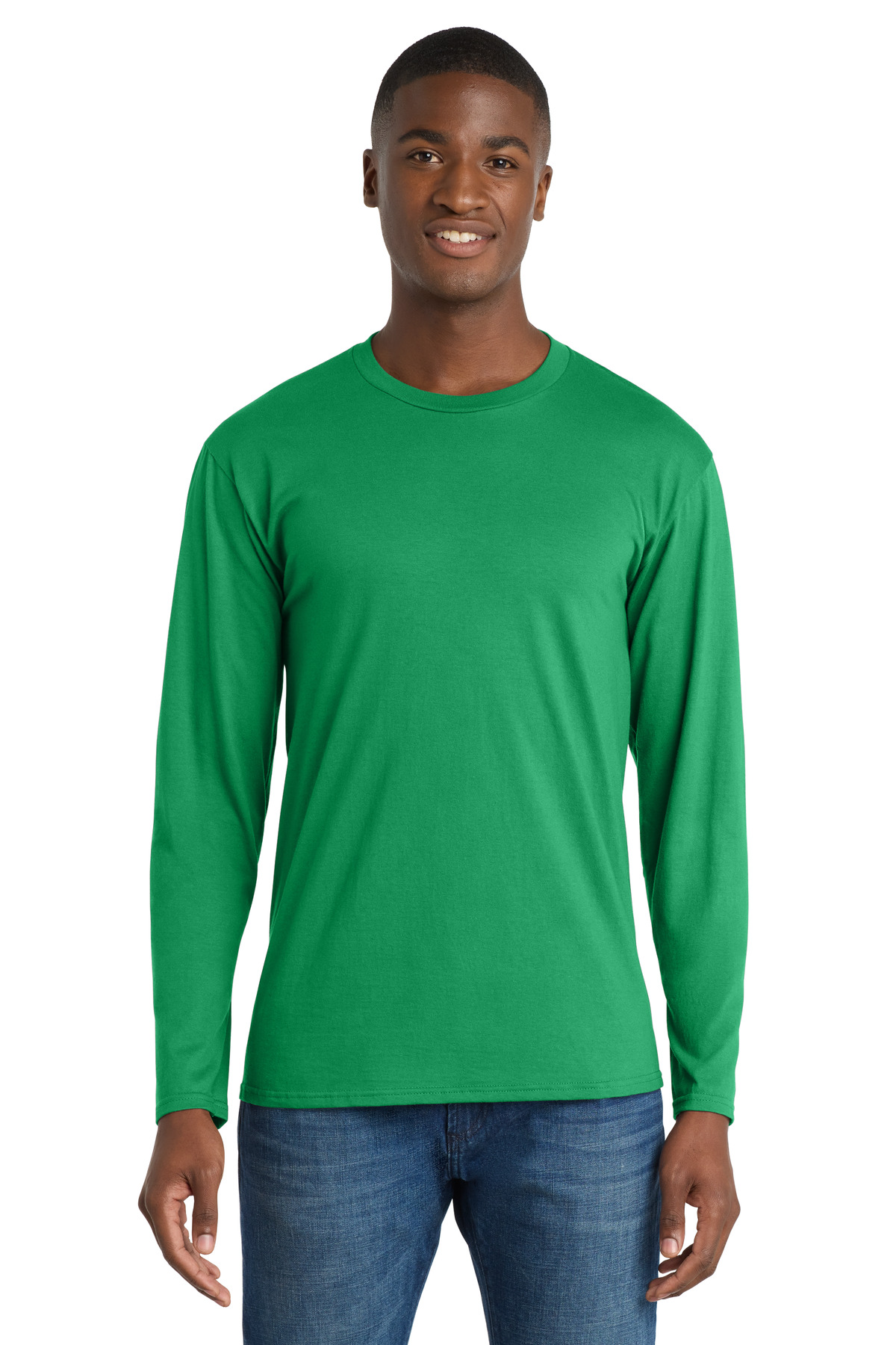 Port & Co Long Sleeve Fan Favorite Tee. PC450LS