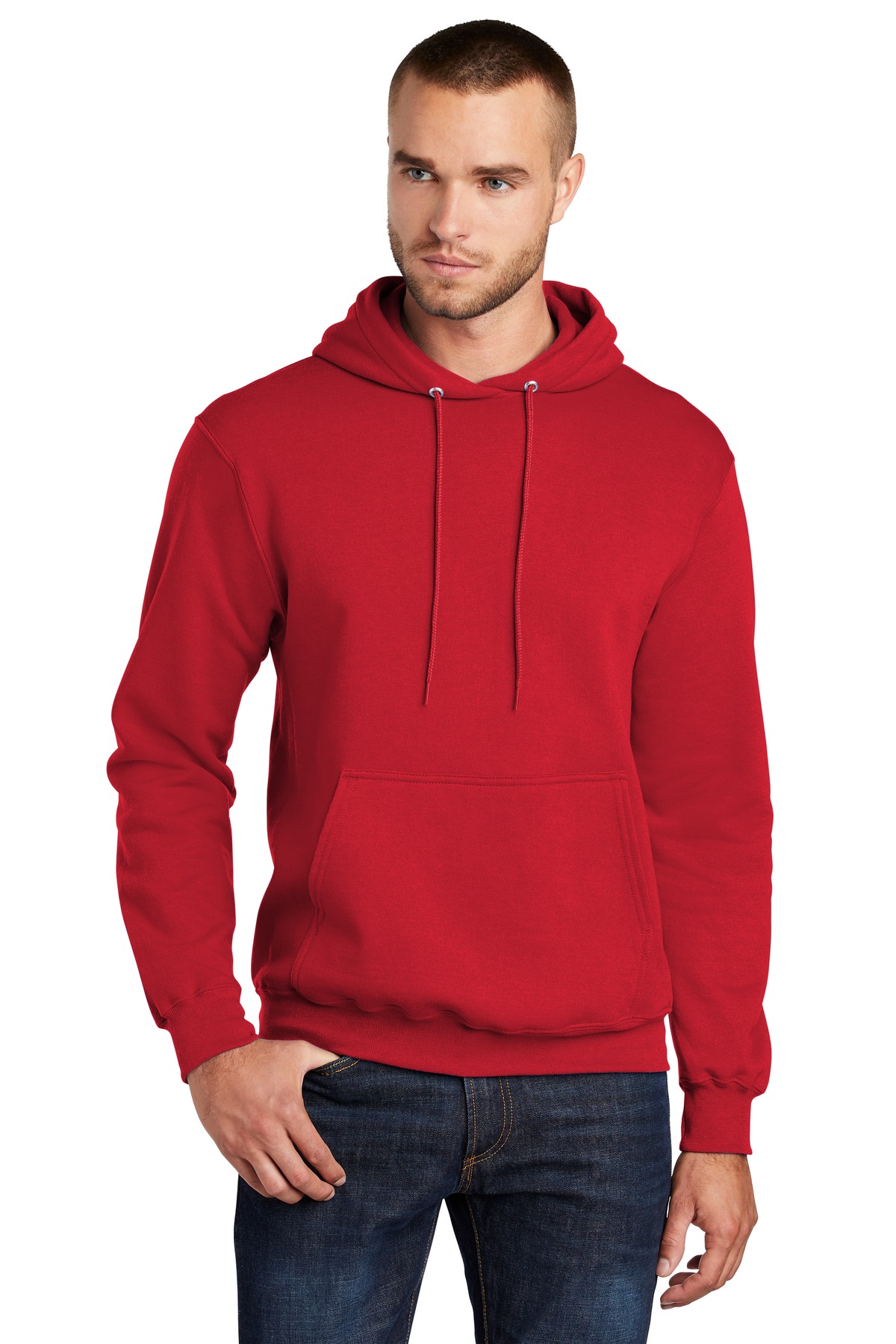 Port & Co Tall Core Fleece Pullover Hooded Sweatshirt PC78HT