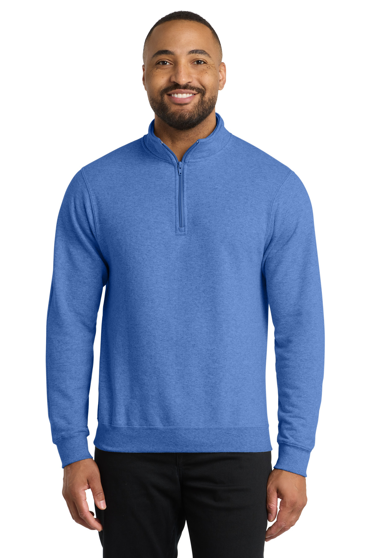 Port & Co Core Fleece 1/4-Zip Pullover Sweatshirt PC78Q