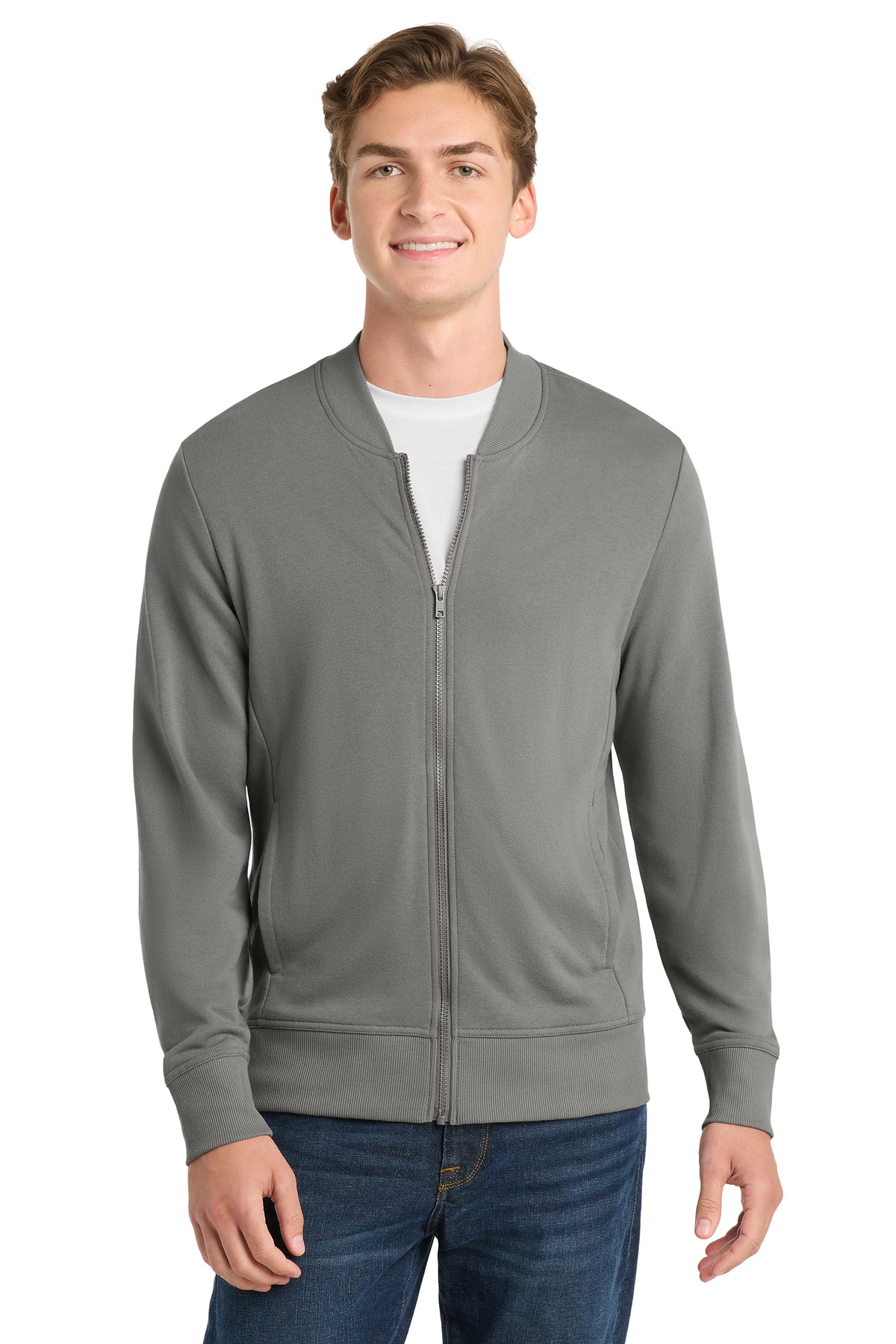 Sport-Tek Lightweight French Terry Bomber. ST274
