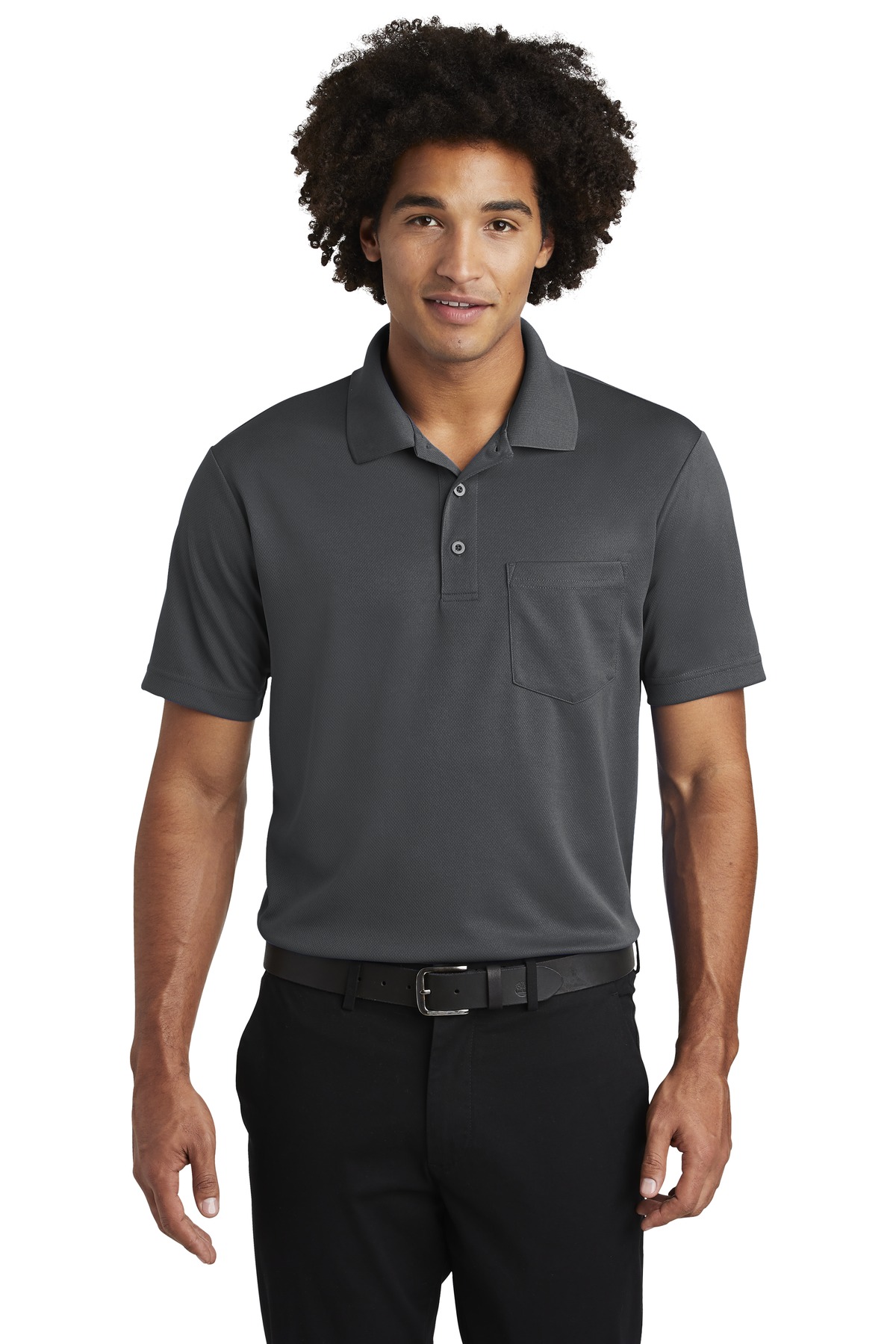 Sport-Tek PosiCharge RacerMesh Pocket Polo. ST640P