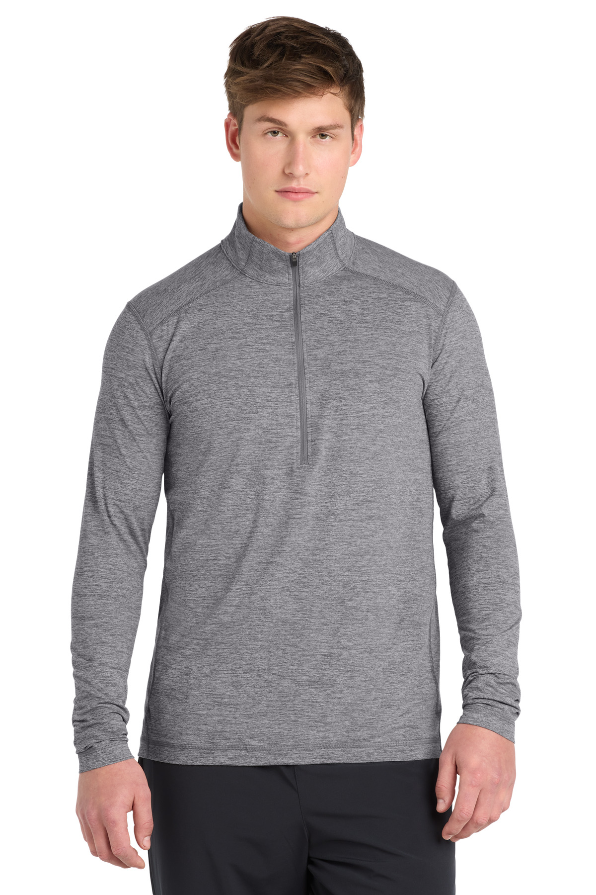 Sport-Tek Exchange 1.5 Long Sleeve 1/2-Zip. ST711
