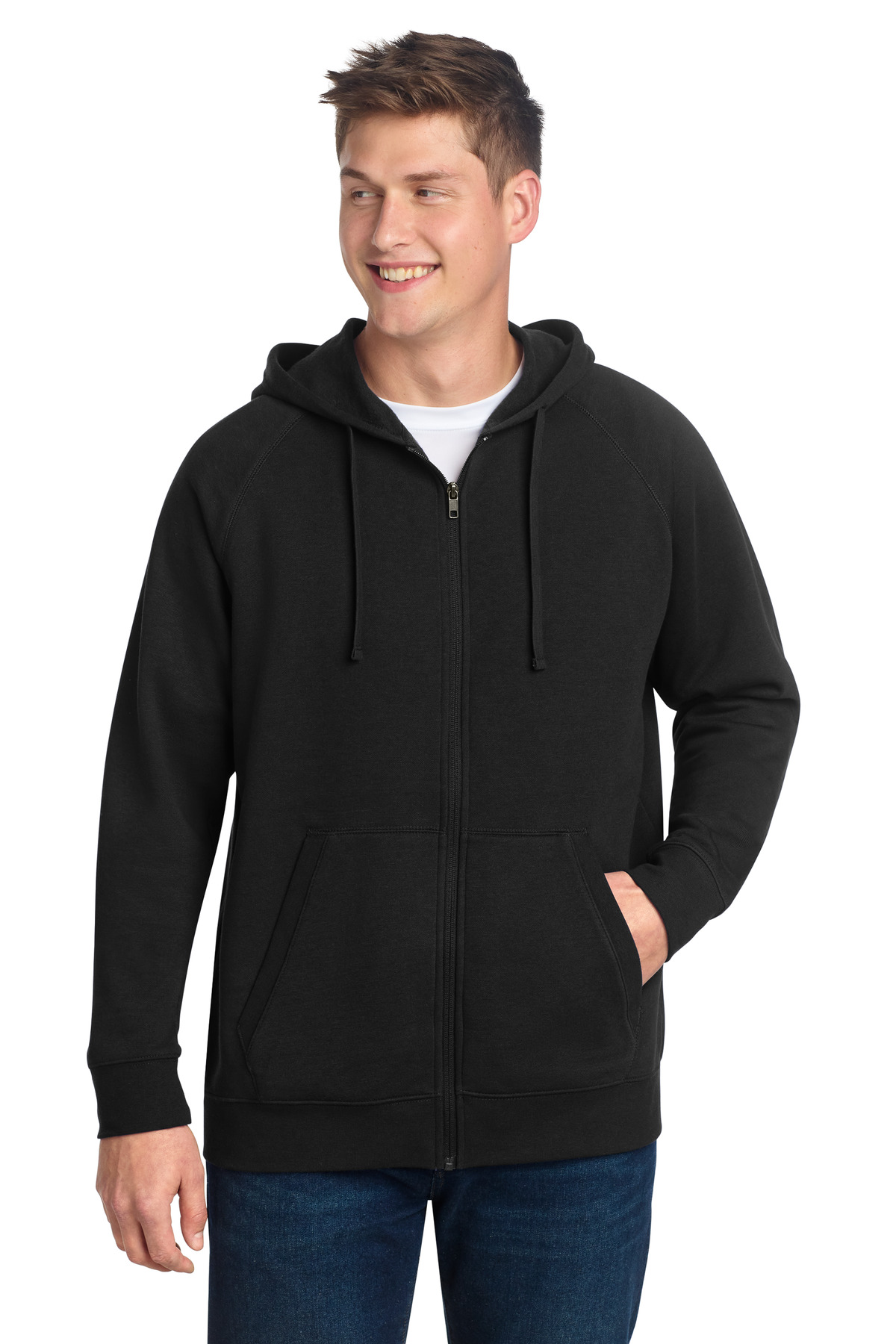 Sport-Tek Drive Fleece Hooded Full-Zip STF201