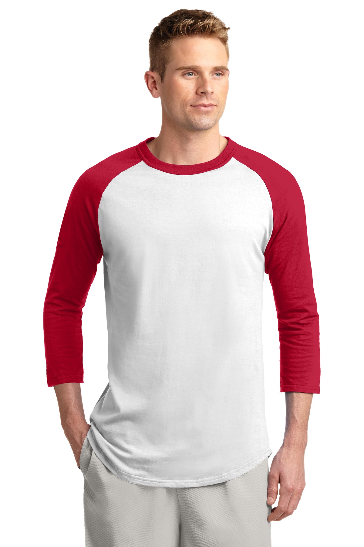 Sport-Tek Colorblock Raglan Jersey.  T200
