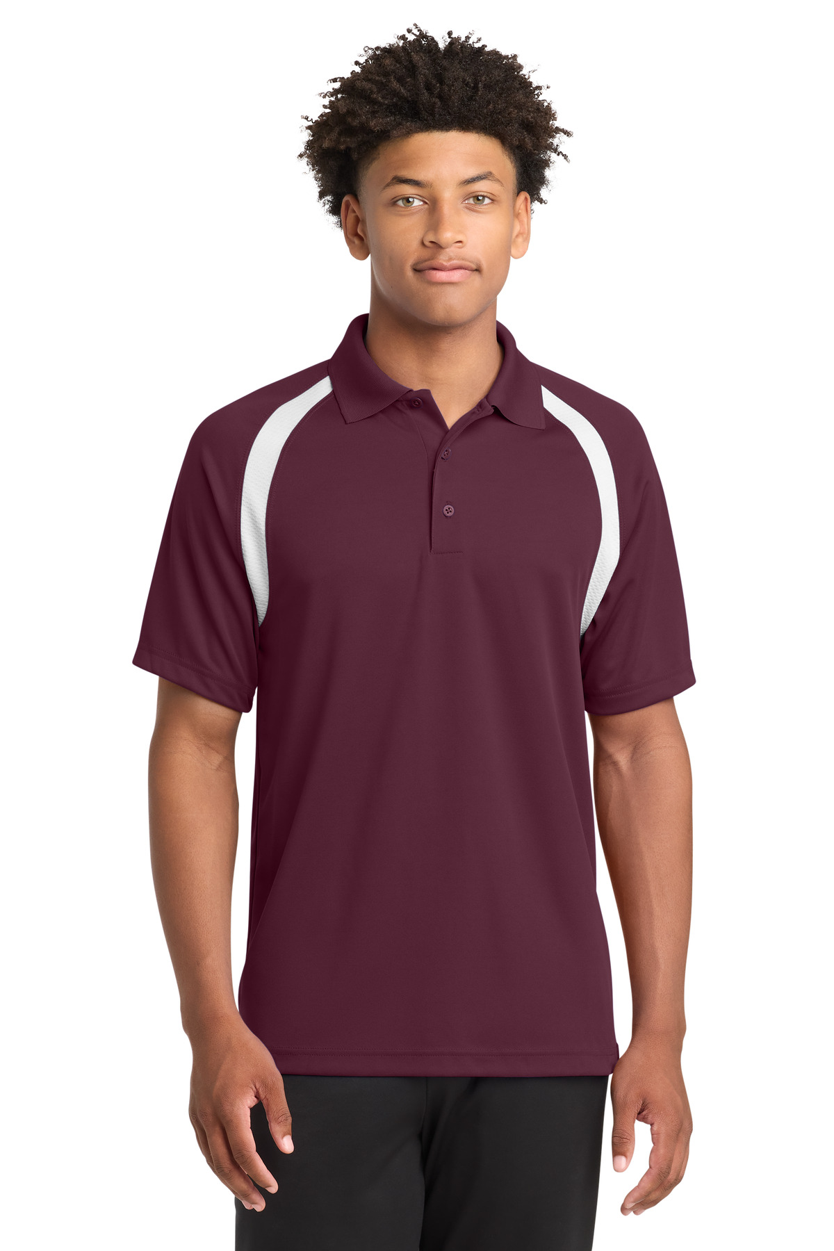 Sport-Tek Dry Zone Colorblock Raglan Polo. T476
