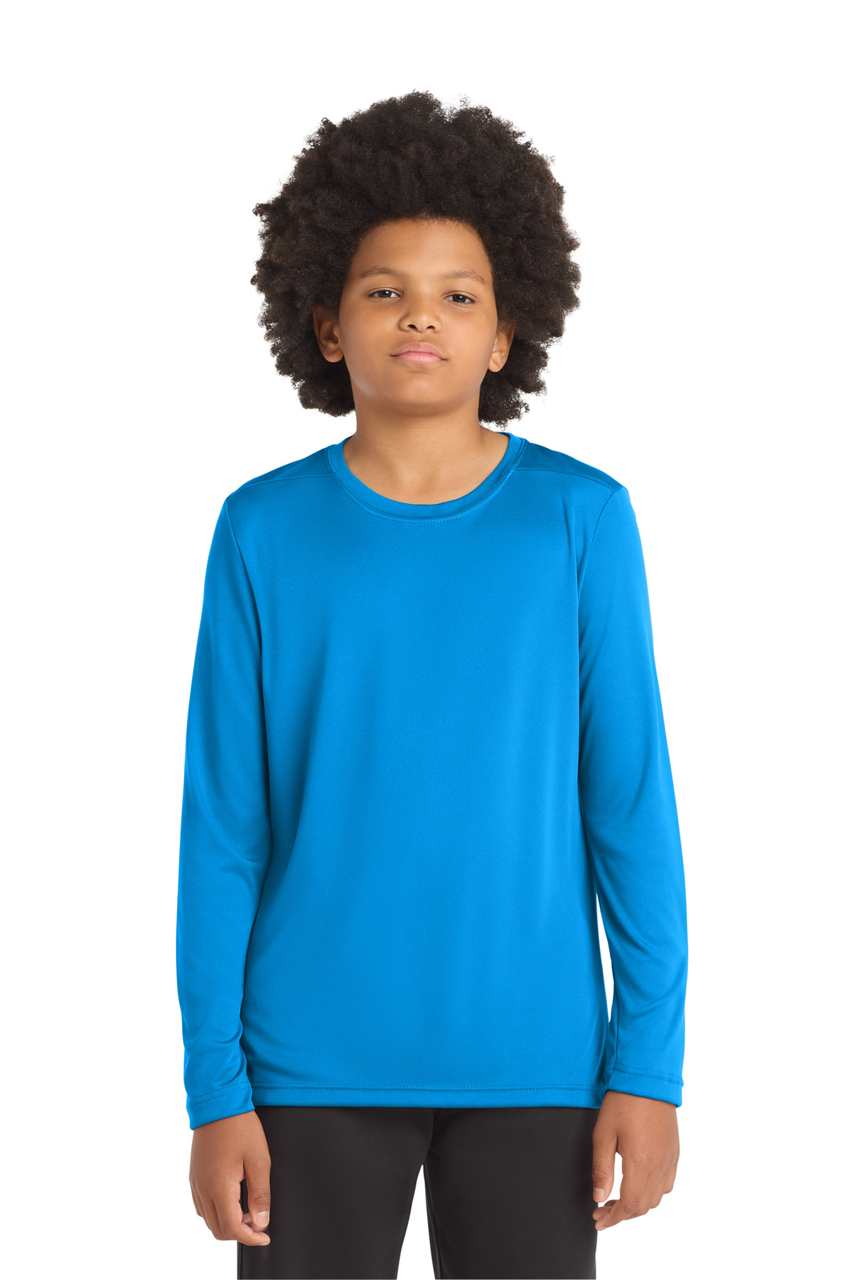 Sport-Tek  Youth Posi-UV Pro Long Sleeve Tee. YST420LS